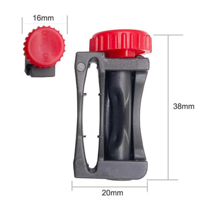 Switch Latch Holder for Dyson Vacuums, Hands-Free Use - red and black plastic switch latch holder measuring 38x20x16mm for V6 V7 V8 V10 V11 V15 V18 Slim