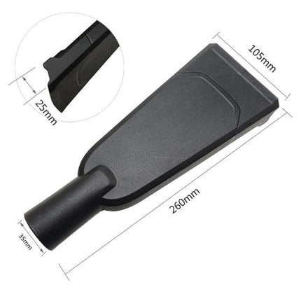 Karcher Flat Nozzle for Cleaning Nooks and Crannies with Vacuum - black ABS flat crevice tool 260x105mm for tight spaces