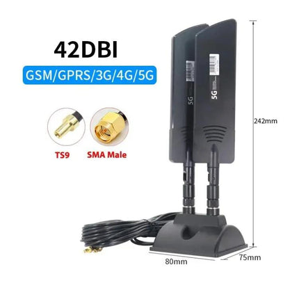 Outdoor External Antenna for 5G WiFi Routers, Long Range Booster | Syndmart