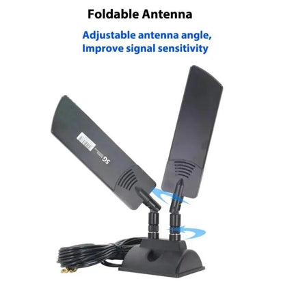 Outdoor External Antenna for 5G WiFi Routers, Long Range Booster | Syndmart
