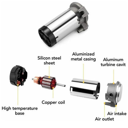 Electric Horn for Cars in Everyday Driving Situations - durable iron electric horn with copper coil, aluminized casing and air intake for clear commuter alerts