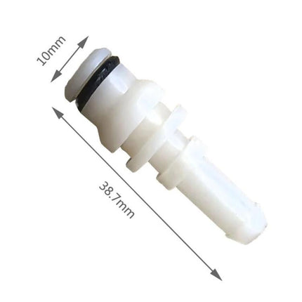 Replacement Handle Connector for Karcher PUZZI Jet Washers - white 38.7mm plastic replacement part with O-ring for models 100 200 300 8/1C