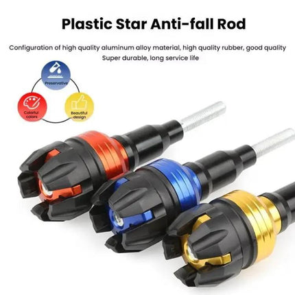 Universal Motorcycle Anti Drop Bar With Rubber Frame Guard