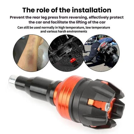 Universal Motorcycle Anti Drop Bar With Rubber Frame Guard