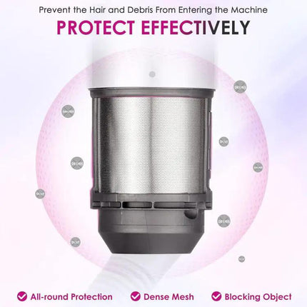 Airwrap Inner Filter Replacement For Hair Styler With Cleaning Brush