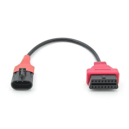 SYM SANYANG OBD Cable for Motorcycle Maintenance Essentials - red diagnostic cable with OBD connector