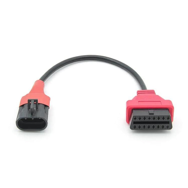 SYM SANYANG OBD Cable for Motorcycle Maintenance Essentials - red diagnostic cable with OBD connector