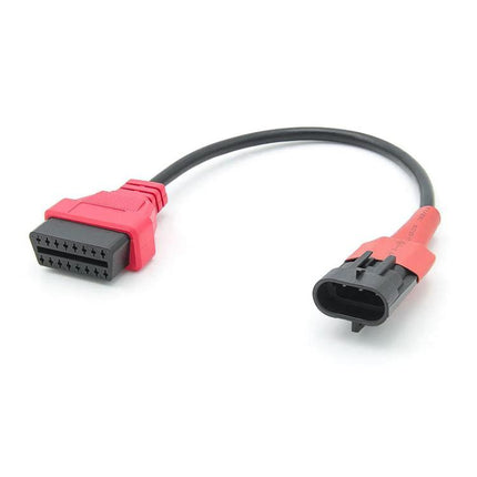 SYM SANYANG OBD Cable for Motorcycle Maintenance Essentials - red and black OBD adapter cable for SYM motorcycle diagnostics