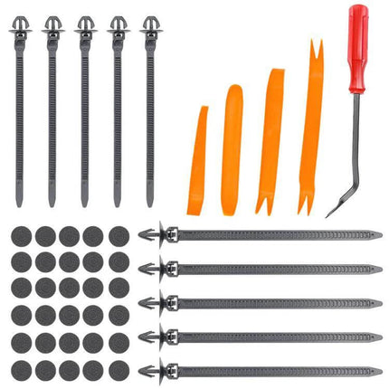 Car Retainer Clips Remover Kit 680 Piece Set For Interior Trim showing assorted plastic clips, trim removal tools and fastener puller