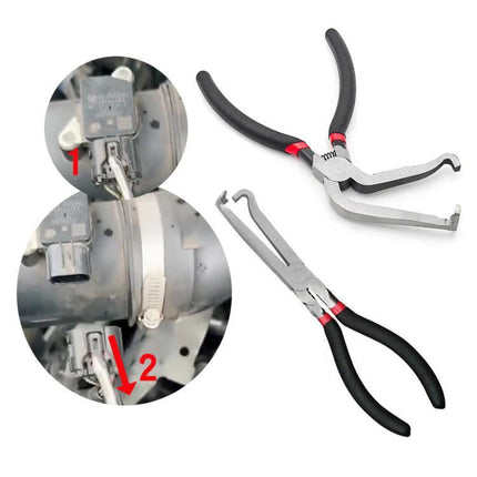 Essential Pliers for Daily Car Maintenance and Repairs - high carbon steel hose clip and fuel line pliers for disconnecting clips and replacing filters