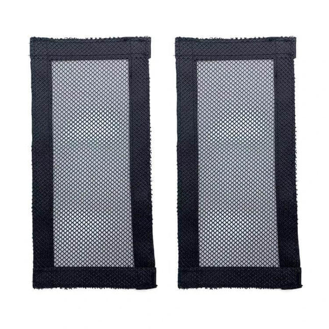 Tesla Model 3 Car Seat Under Vent Dust Proof Mesh Two Piece Set - black honeycomb mesh vent covers 12x25 cm with hook-and-loop fasteners