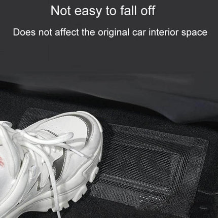 Tesla Model 3 Car Seat Under Vent Dust Proof Mesh Two Piece Set - honeycomb mesh under-seat vent cover installed under front seat, dust-proof, easy attach
