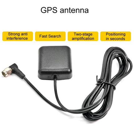 Palminfo Android Navigation Cable 7 Head Audio Cable Set GPS antenna with connector and long cable for in-dash Android navigation installations