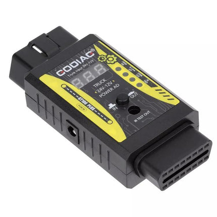 Practical GODIAG Adapter for Daily Truck Maintenance Tasks - 24V to 12V diagnostic voltage converter for on-road truck repairs