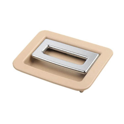 Car Boot Carpet Buckle Trunk Puller For Porsche Cayenne 2010 To 2016 beige ABS trunk puller replacement with chrome trim