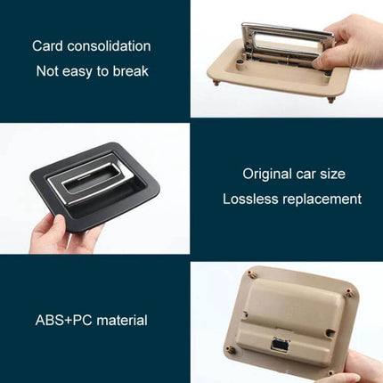 Car Boot Carpet Buckle Trunk Puller For Porsche Cayenne 2010 To 2016 replacement ABS+PC durable trunk puller showing front and back views