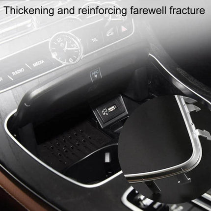 Mercedes E Class Cup Holder Ashtray Cover Decorative Strips installed in Mercedes E-Class center console, ABS+PC finish, slim integrated upgrade