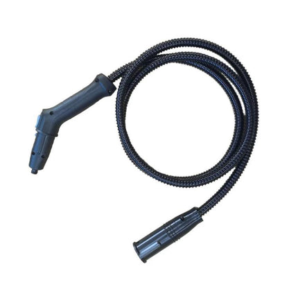 Karcher SC1 Steam Cleaner Extension Tube for Hard-to-Reach Areas — black ABS extension tube with ergonomic handle and hose attachment