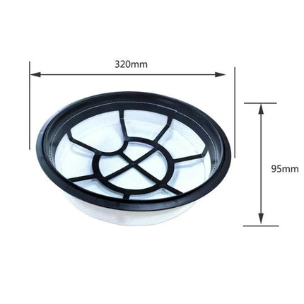Numatic Compatible Dust Filter Screen for Henry George Edward Vacuums - round replacement filter 320mm x 95mm for Henry/George/Edward vacuums