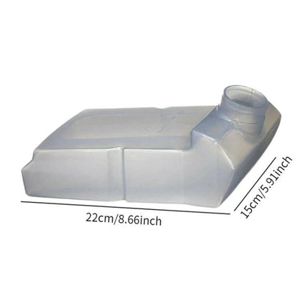 Karcher Detergent Bottle for K2 and K3 Pressure Washers - white ABS replacement bottle with secure lid, 22cm x 15cm, fits K2 K3 pressure washers
