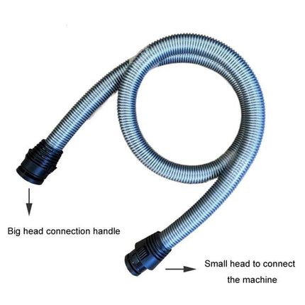 Compatible 2m Extension Hose for Miele CX1 Vacuum Cleaner - durable PVC extension hose with big head and small head connectors for extended reach
