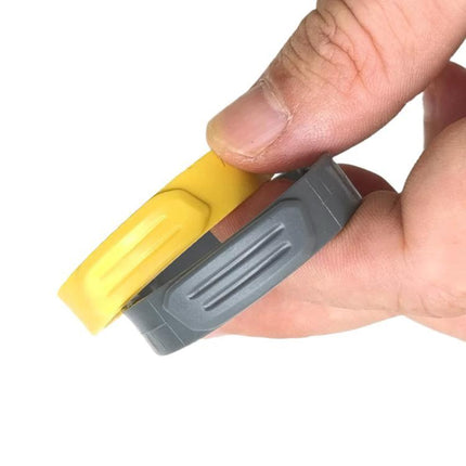 Karcher Compatible Vacuum Handle with Gray and Yellow Rings for Grip – ABS replacement handle showing gray and yellow grip rings