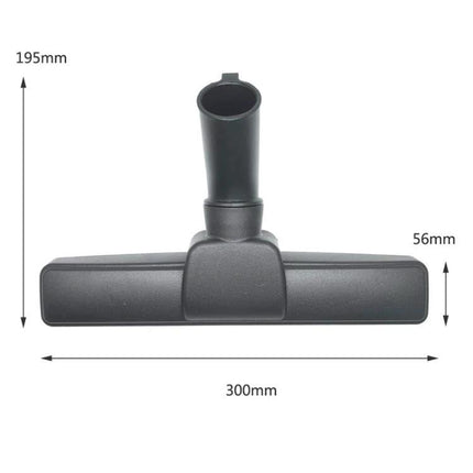 35mm Vacuum Cleaner Brush for Miele, Karcher, and Philips - 300mm floor tool replacement, durable plastic, fits carpets, hard floors, upholstery