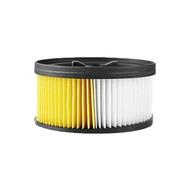 Karcher Replacement Filter for WD4 and WD5 Vacuums - round pleated dust filter compatible with WD4.200 and WD5.200 for home and workshop use