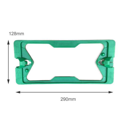 Vorwerk Kobold Magic Brush Frame for Vacuum Cleaning green plastic 290mm x 128mm mop holder for organizing mopping attachments