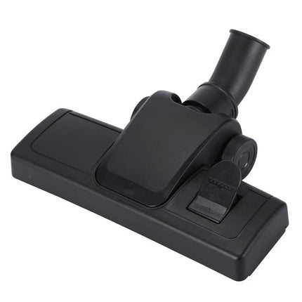 Durable 35mm Floor Brush for Industrial Vacuum Cleaners on white background, black durable 35mm floor brush head for industrial vacuums