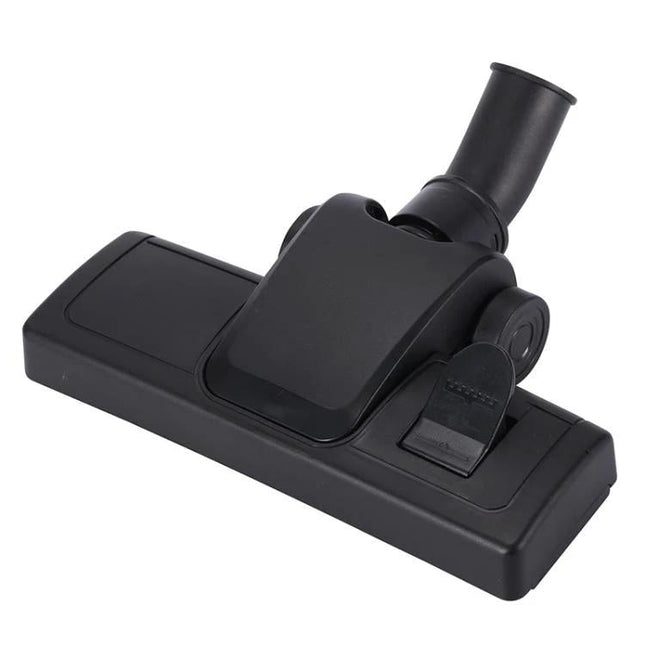 Durable 35mm Floor Brush for Industrial Vacuum Cleaners on white background, black durable 35mm floor brush head for industrial vacuums