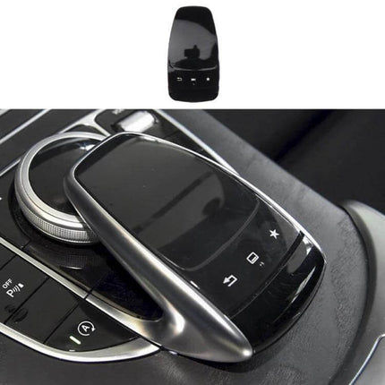 Car Multimedia Handwriting Board Cover For C-Class glossy ABS+PC touchpad protector for Mercedes C-Class console - scratch-resistant fit