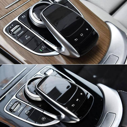 Car Multimedia Handwriting Board Cover For C-Class protective ABS+PC touchpad cover fitted over Mercedes C-Class controller console