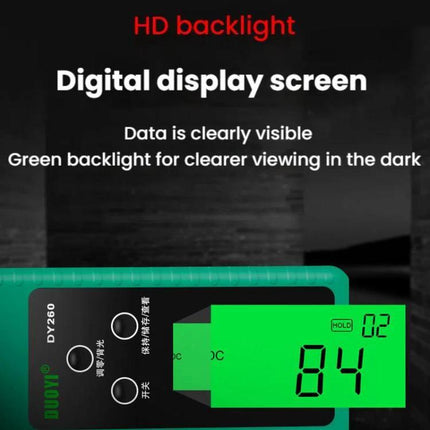 Keep your car's electrical system maintained with DUOYI Clamp Meter — digital display screen with green backlight showing 84 for easy automotive current checks