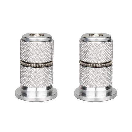 Mountain Road Bicycle Fork Expansion Core Screws 2 Pack - silver aluminum expansion cores for 22.2–25.43mm forks, two-pack