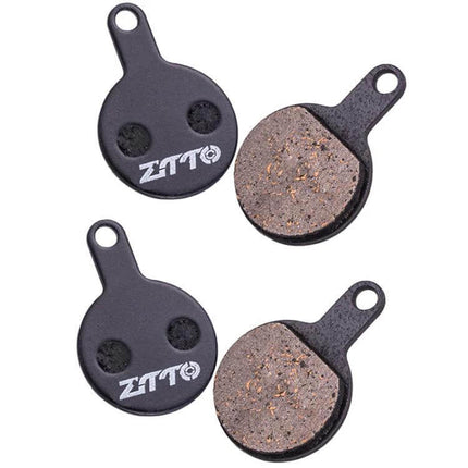 ZTTO Bicycle Disc Braking Pads For Mountain Bike Everyday Use - copper fiber resin pads with steel backing, quiet reliable stopping for daily rides