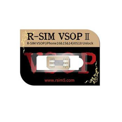 R-SIM VSOP 2 Chip for Easy SIM Switching on iPhone - R-SIM VSOP II unlock chip for iPhone 13-16 dual physical SIM models