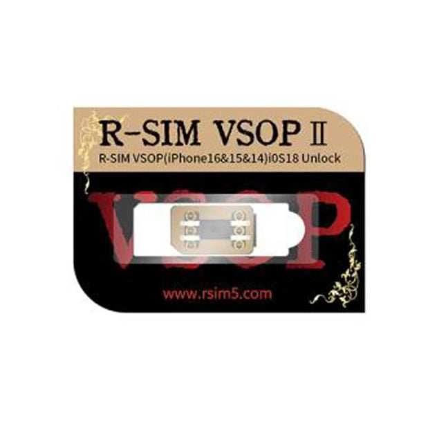 R-SIM VSOP 2 Chip for Easy SIM Switching on iPhone - R-SIM VSOP II unlock chip for iPhone 13-16 dual physical SIM models