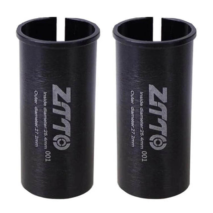 Bicycle Seat Post Conversion Sleeve Reducer For Multiple Diameters aluminum alloy pair for secure seatpost fit