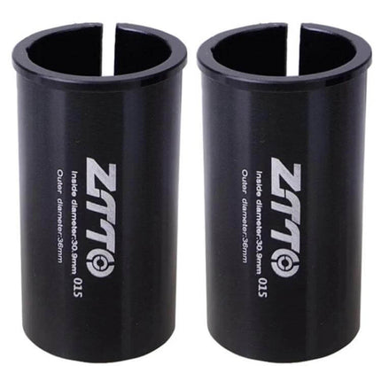 Bicycle Seat Post Conversion Sleeve Reducer Cover For Various Diameters 60mm aluminum alloy pair black