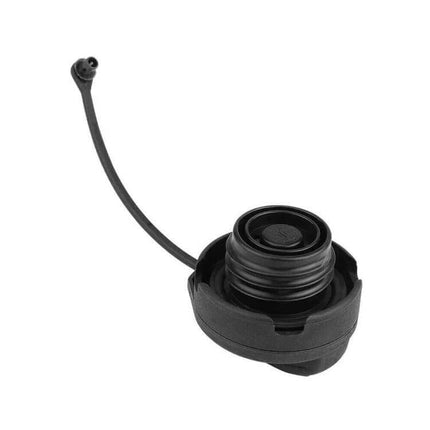 Fuel Tank Cap Replacement for Audi, ABS Plastic, Durable - OEM 1J0201550A3 black fuel cap with tether, ABS construction for secure sealing