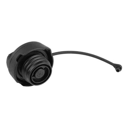 Fuel Tank Cap Replacement for Audi, ABS Plastic, Durable - OEM 1J0201550A3 black replacement fuel cap with tether