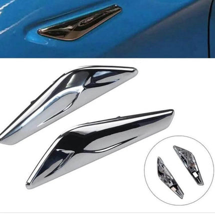 Fender Side Panel Set For X Series Vehicles Replacement chrome decorative side vents for BMW X3 X4 OEM-fit