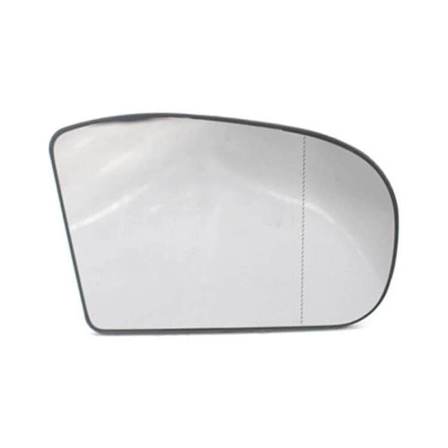 Mercedes-Benz W203 Rearview Mirror Replacement Lens in White - ABS glass replacement lens for 2000-2006 W203/W211, clear visibility