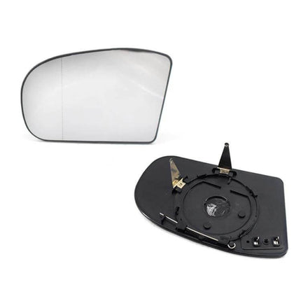 Mercedes-Benz W203 Rearview Mirror Replacement Lens in White - ABS plastic glass replacement for 2000-2006 W203/W211 vehicles