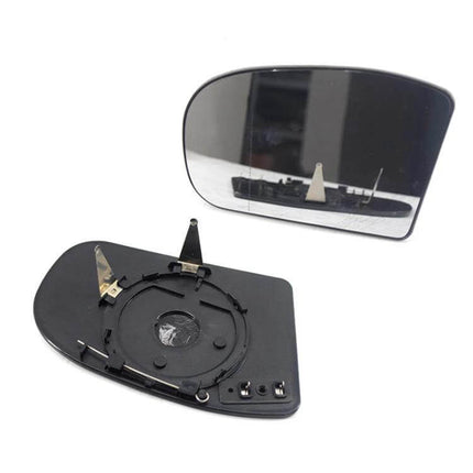 Mercedes-Benz W203 Rearview Mirror Replacement Lens in White - ABS plastic and glass replacement for 2000-2006 W203/W211 mirrors