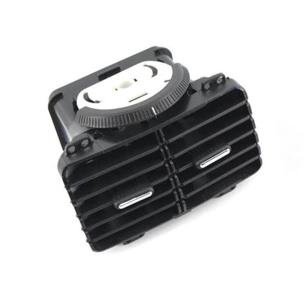 VW Golf Saddle Air Conditioning Vent Dual Hole Replacement - black dual-slot dashboard vent for easy install, durable material, restores balanced cabin airflow