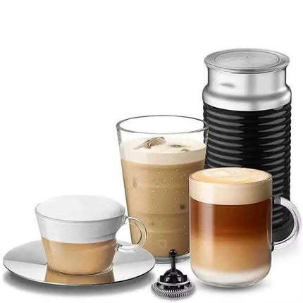 Milk Frother Attachment Replacement For Nespresso Hot Or Cold Foam stainless steel replacement part with iced and hot milk foam drinks