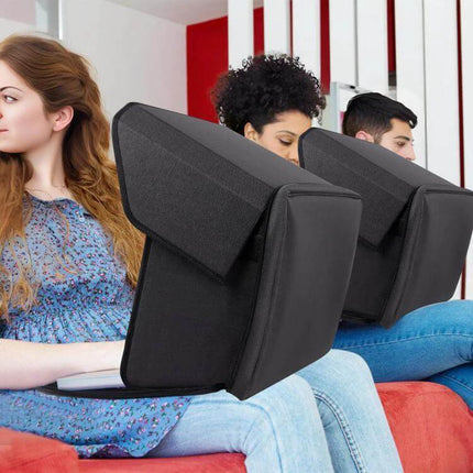 Portable Foldable Sunshade for 16-Inch Laptops with Privacy shielding laptop screens from glare and prying eyes in cafes and offices