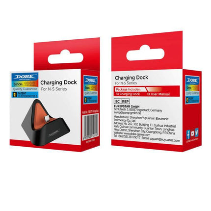 DOBE Charging Station for Nintendo Switch Gaming at Home – black charging dock stand to charge and display Switch on desk